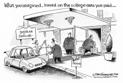 COLLEGE TUITION AND FEES  by Dave Granlund