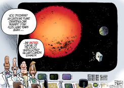 INTERSTELLAR DISCOVERY  by Nate Beeler
