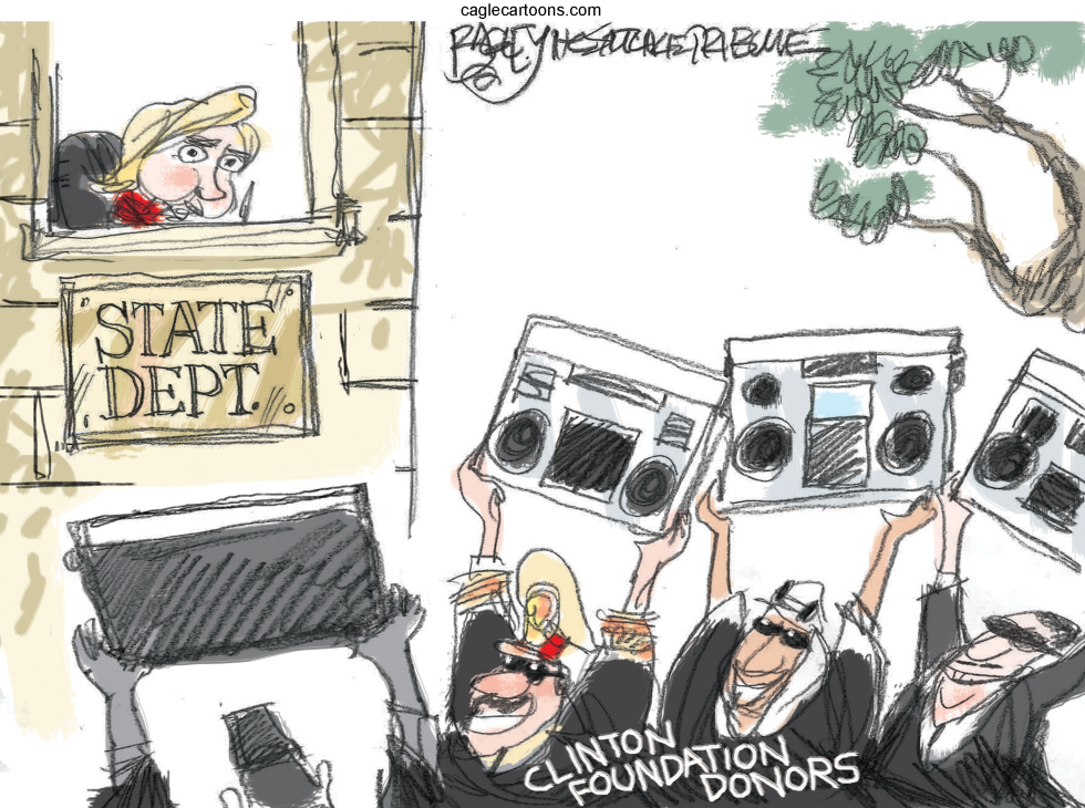  CLINTON FOUNDATION by Pat Bagley