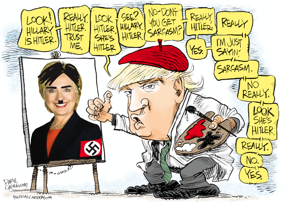 Trump Paints Hillary COLOR