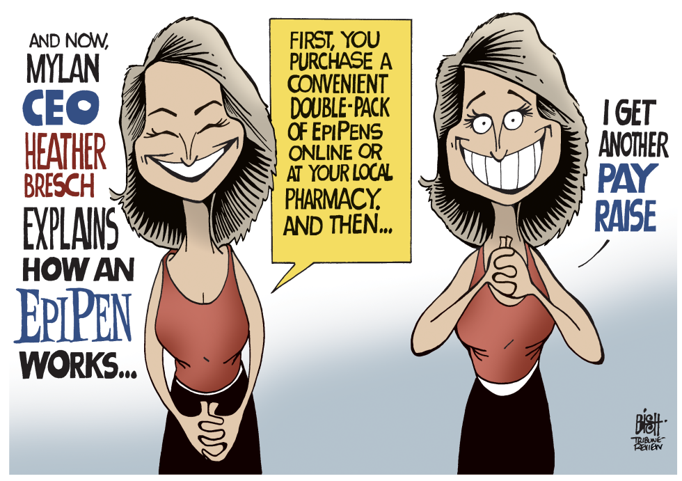 EpiPen cost, color