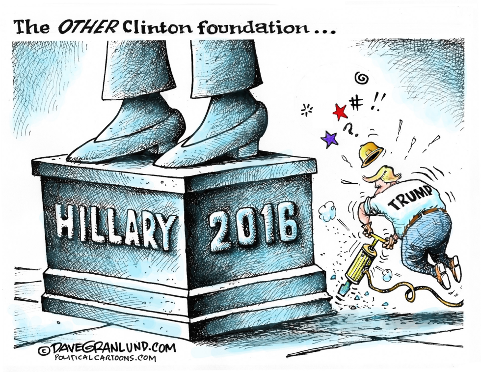  CLINTON FOUNDATION by Dave Granlund