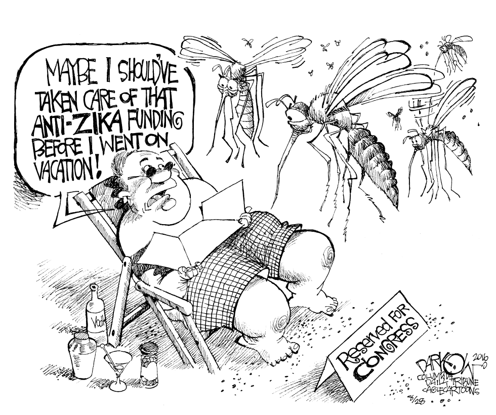  ZIKA FUNDING by John Darkow