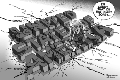 TRUMP SAYS SORRY by Paresh Nath