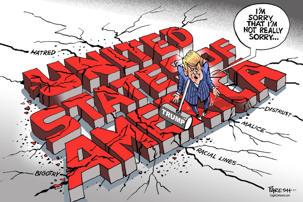 Trump says sorry COLOR