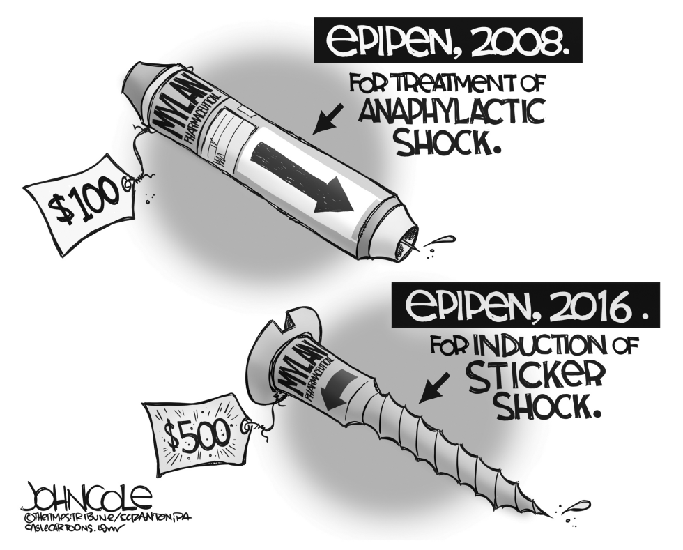 EpiPen pricing BW