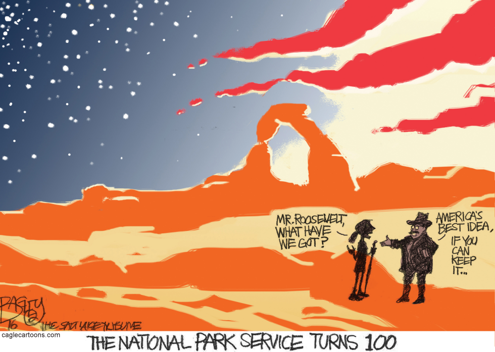  NATIONAL PARKS 100TH ANNIVERSARY by Pat Bagley