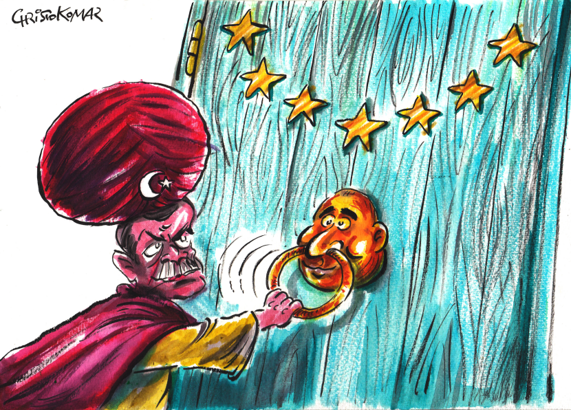 Erdogan knocking on Europe's door
