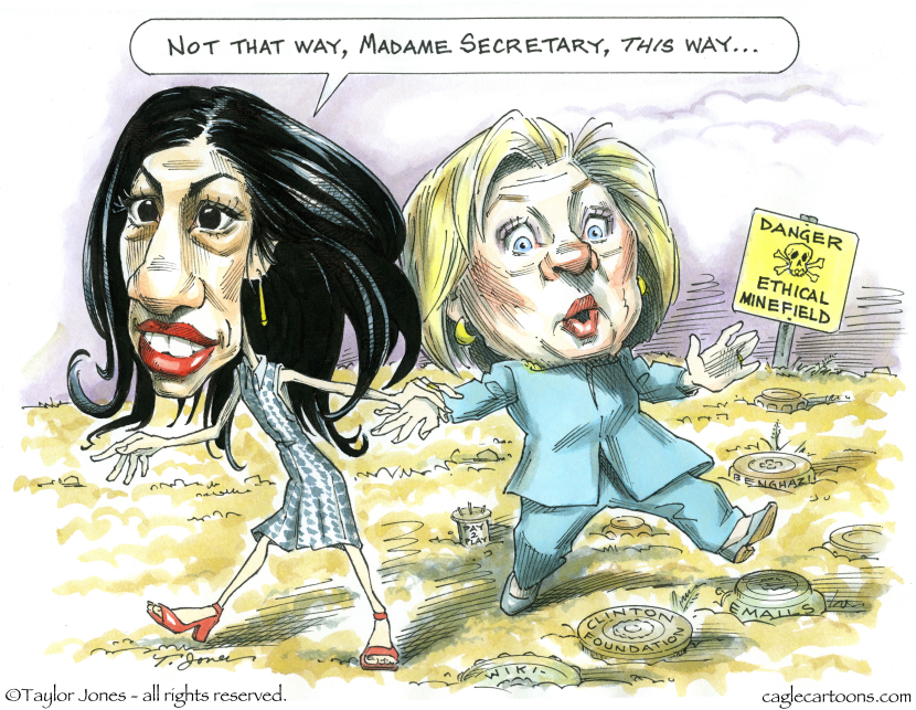 Huma and Hillary - COLOR