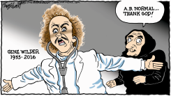 GENE WILDER  by Bob Englehart