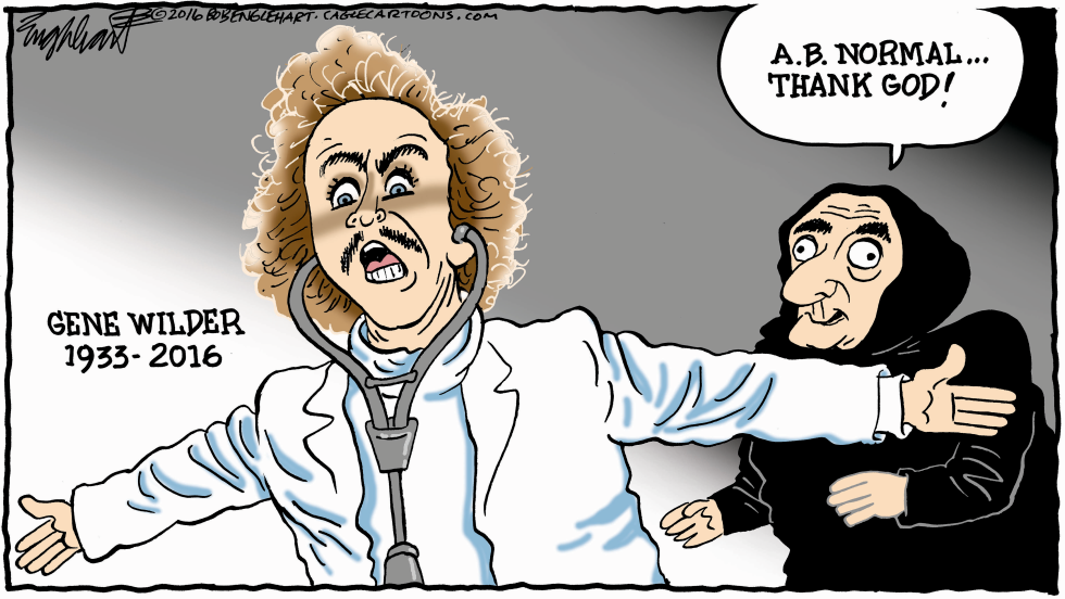  GENE WILDER by Bob Englehart