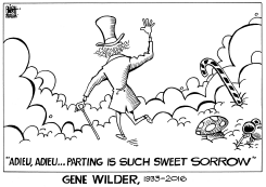 GENE WILDER, B/W by Randy Bish