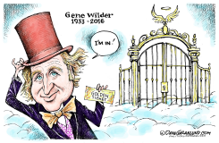 GENE WILDER TRIBUTE  by Dave Granlund