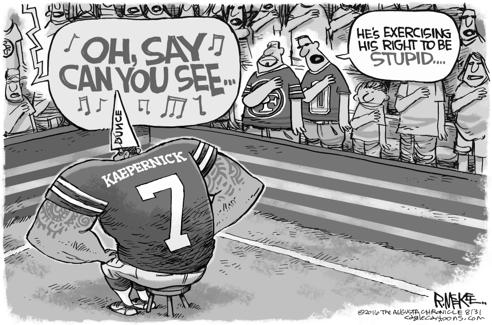 Kaepernick Sits