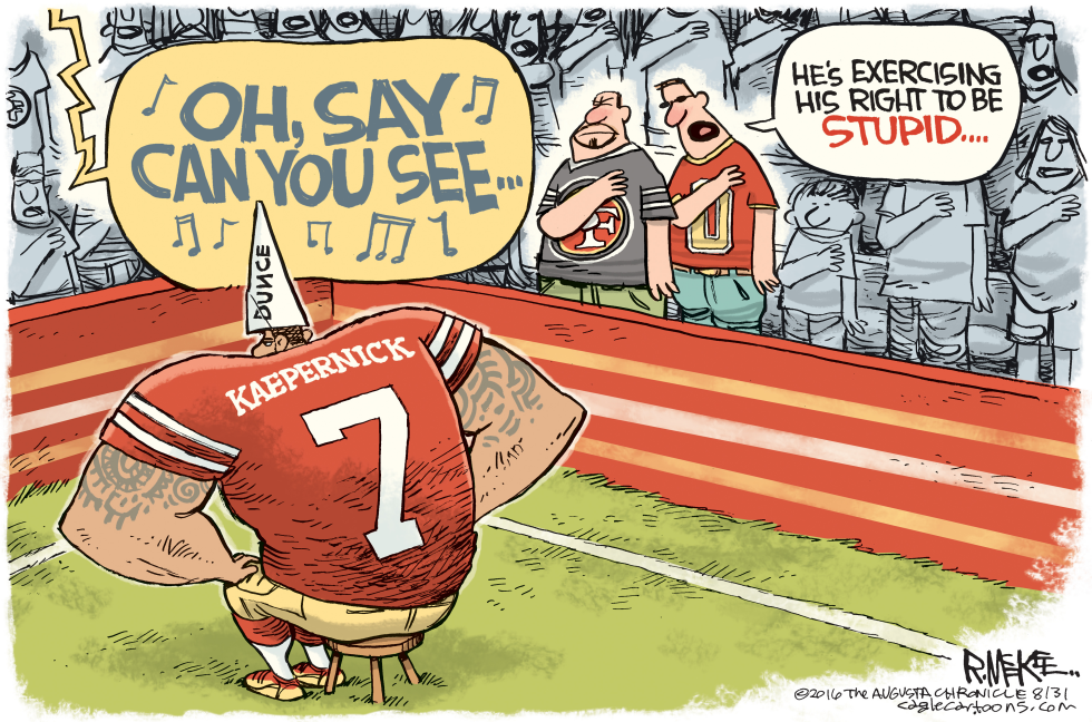 Kaepernick Sits COLOR