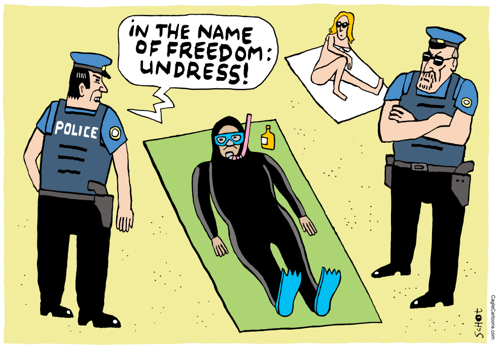  BURKINI BAN by Schot