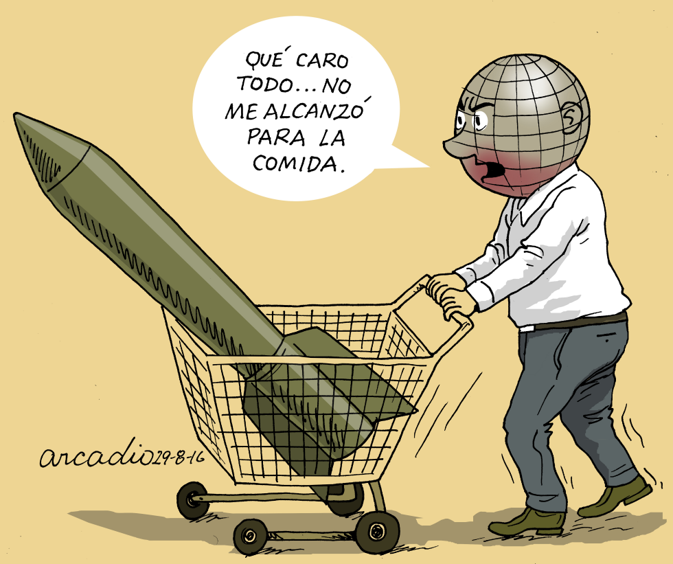  NO ALCANZA NI PARA LA COMIDA by Arcadio Esquivel