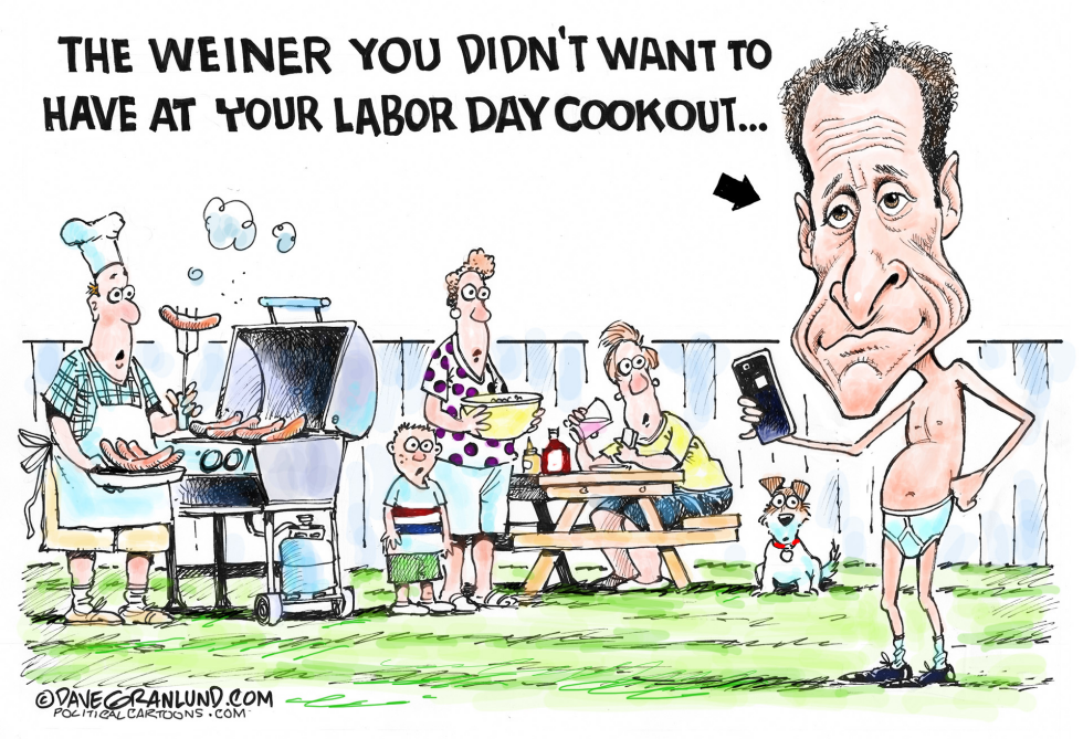  LABOR DAY AND WEINERS by Dave Granlund