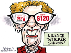 STICKER SHOCK by Steve Nease