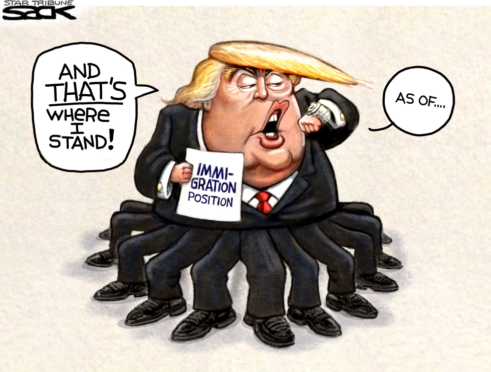 Trump Immigration Stand COLOR