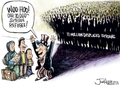 SYRIAN REFUGEES by Joe Heller