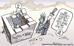 BUILDING A WALL  by Mike Keefe