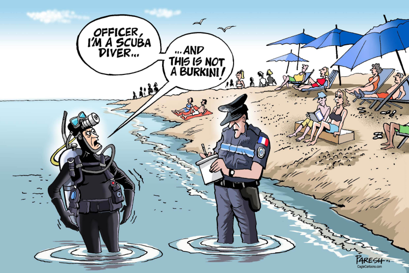 French Burkini issue COLOR