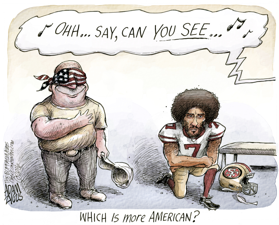  COLIN KAEPERNICK by Adam Zyglis