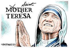 SAINT TERESA  by Dave Granlund