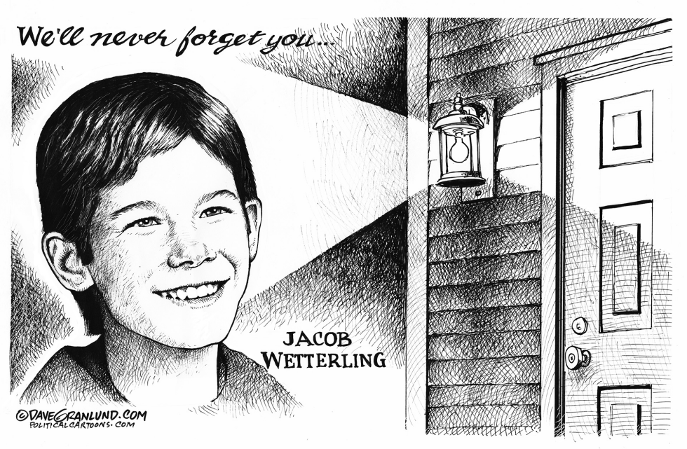  JACOB WETTERLING TRIBUTE by Dave Granlund