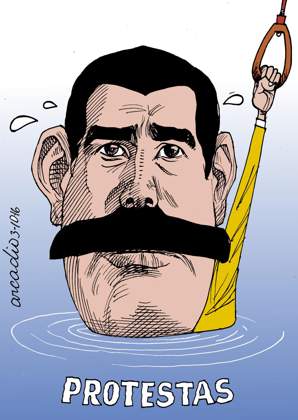  LAS PROTESTAS Y MADURO by Arcadio Esquivel