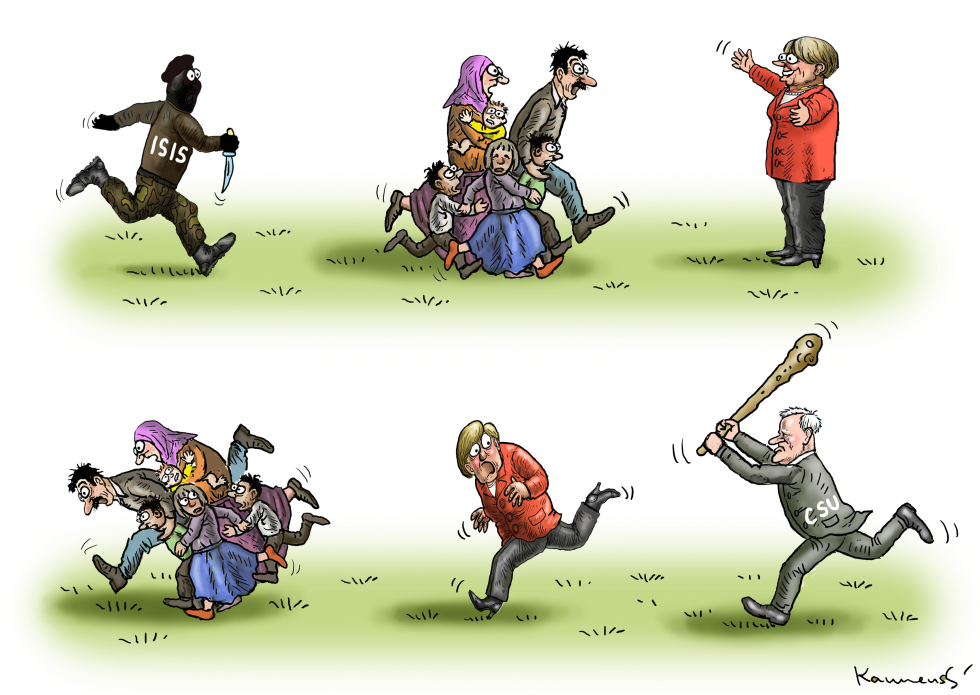 THE SISTER PARTY OF MRS MERKEL