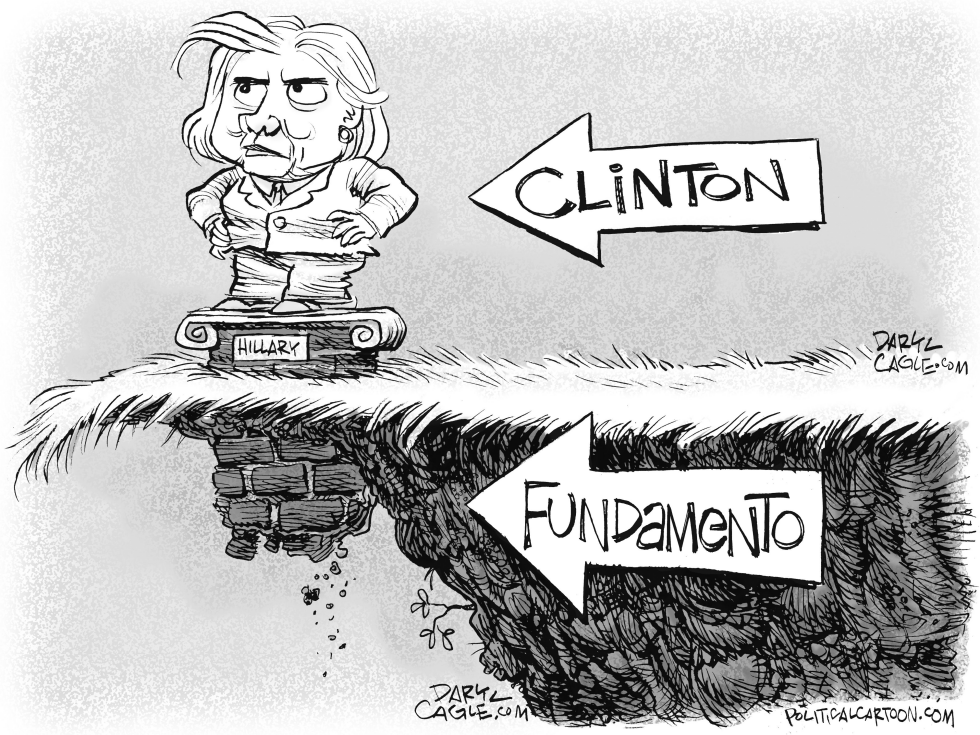  FUNDAMENTO DE CLINTON by Daryl Cagle