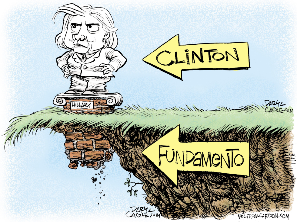  FUNDAMENTO DE CLINTON  by Daryl Cagle