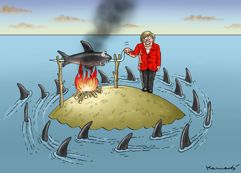 BRAVE MRS MERKEL