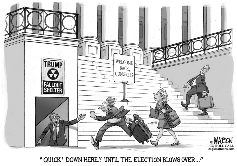 Trump Fallout Shelter For Returning GOP Congress