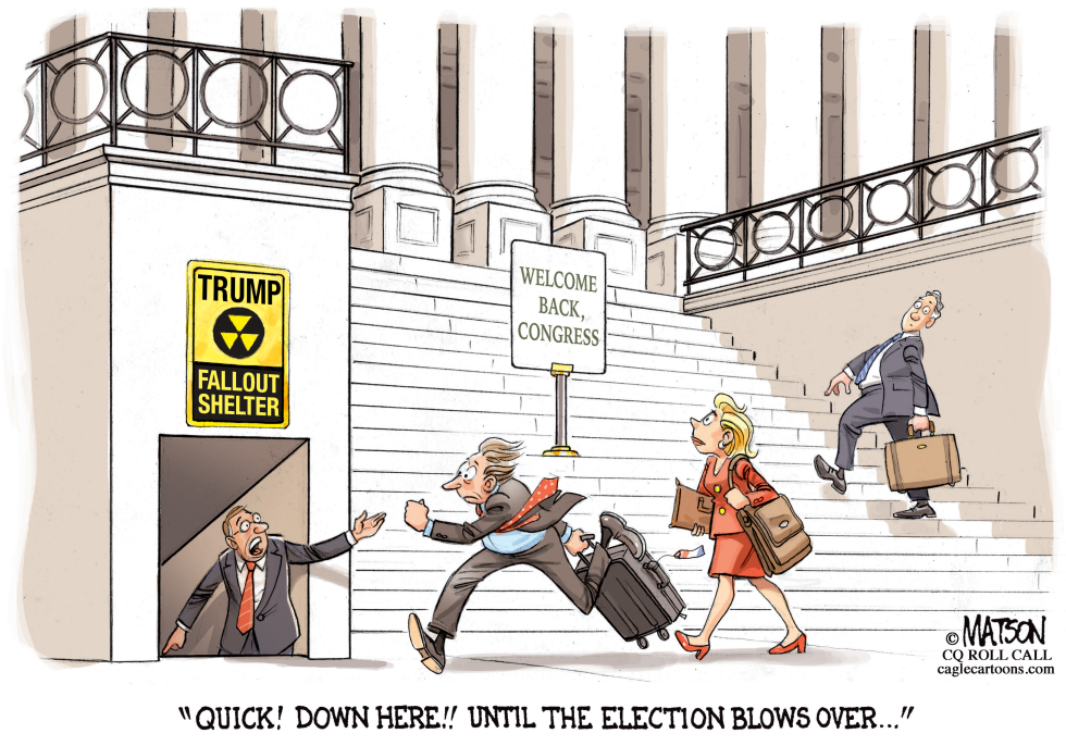 Trump Fallout Shelter For Returning GOP Congress-COLOR
