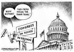 CONGRESS IN SESSION by Dave Granlund