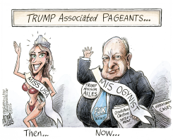 ROGER AILES  by Adam Zyglis
