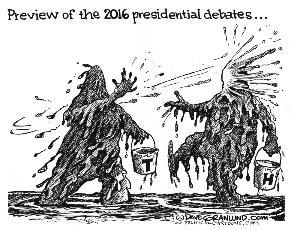 Trump Hillary debates