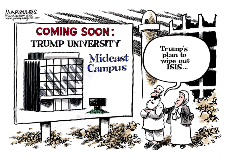 Trump plan to destroy ISIS color