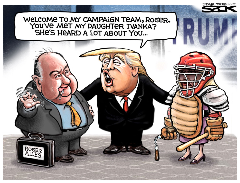 Ailes Joins Trump COLOR