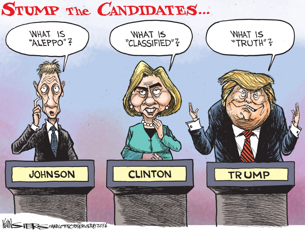  STUMP THE CANDIDATES by Kevin Siers