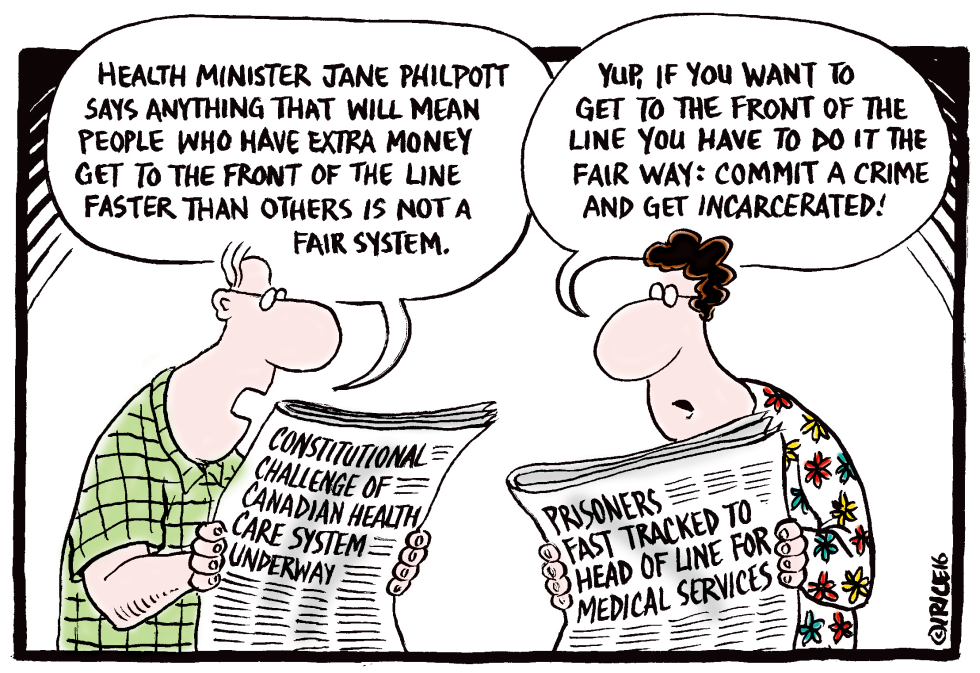 An Unfair Canadian Health System
