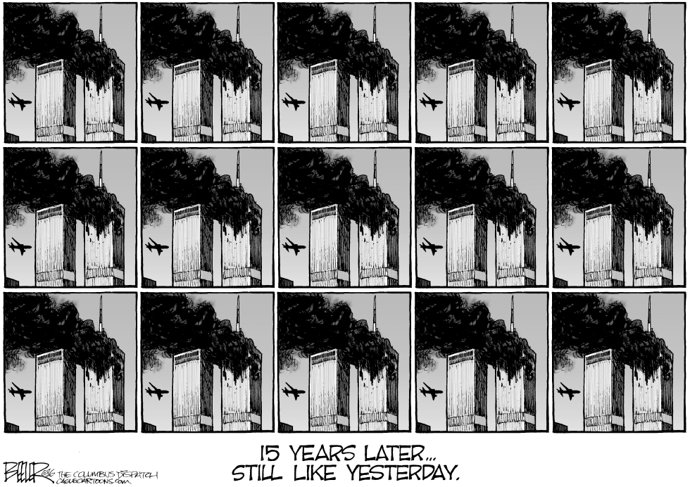  NEVER FORGET by Nate Beeler