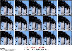 911 NEVER FORGET  by Nate Beeler