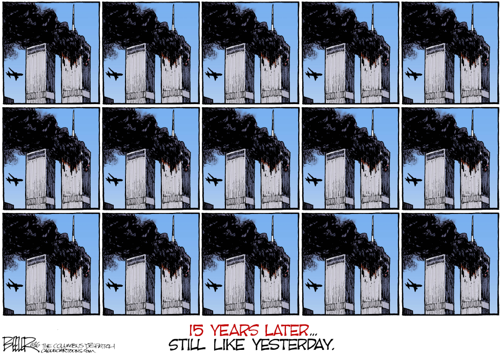  911 NEVER FORGET by Nate Beeler