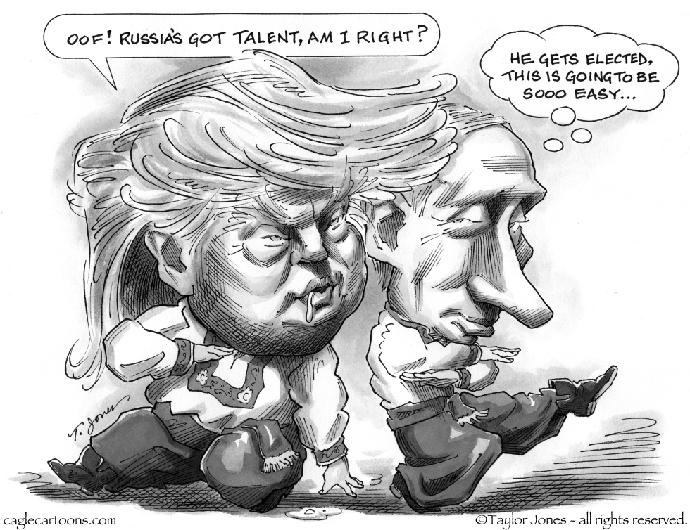  THE DONALD AND THE VLADIMIR by Taylor Jones