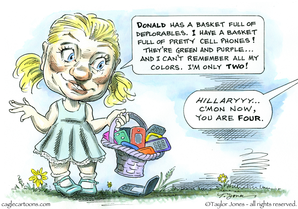 Hillary Clinton - Basket case - COLOR