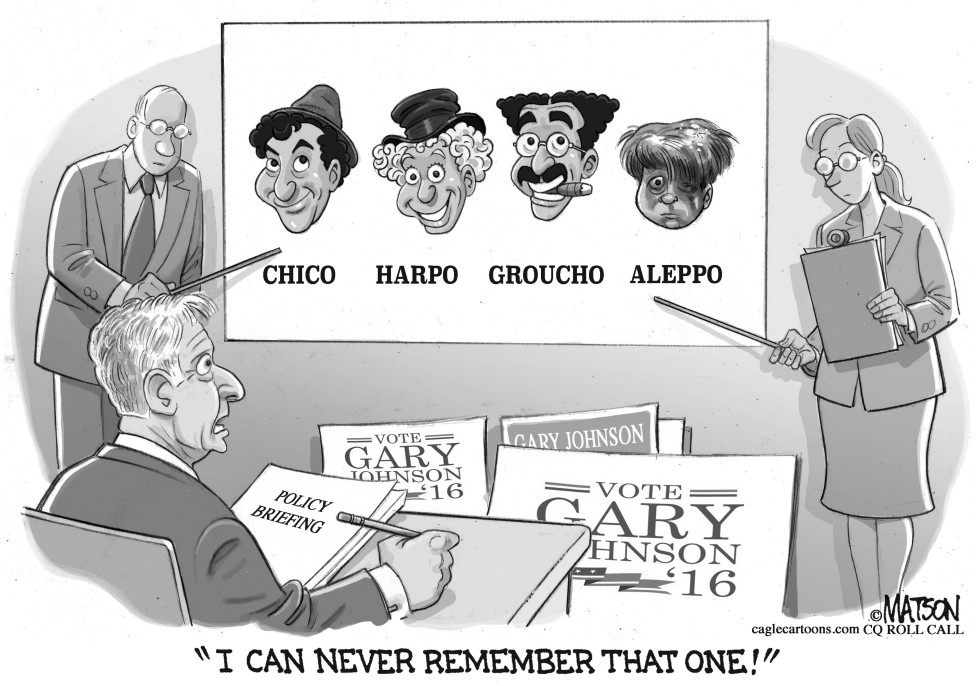 Gary Johnson Can't Remember Aleppo